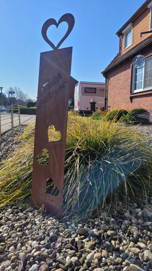 Herzlich Willkommen Schild