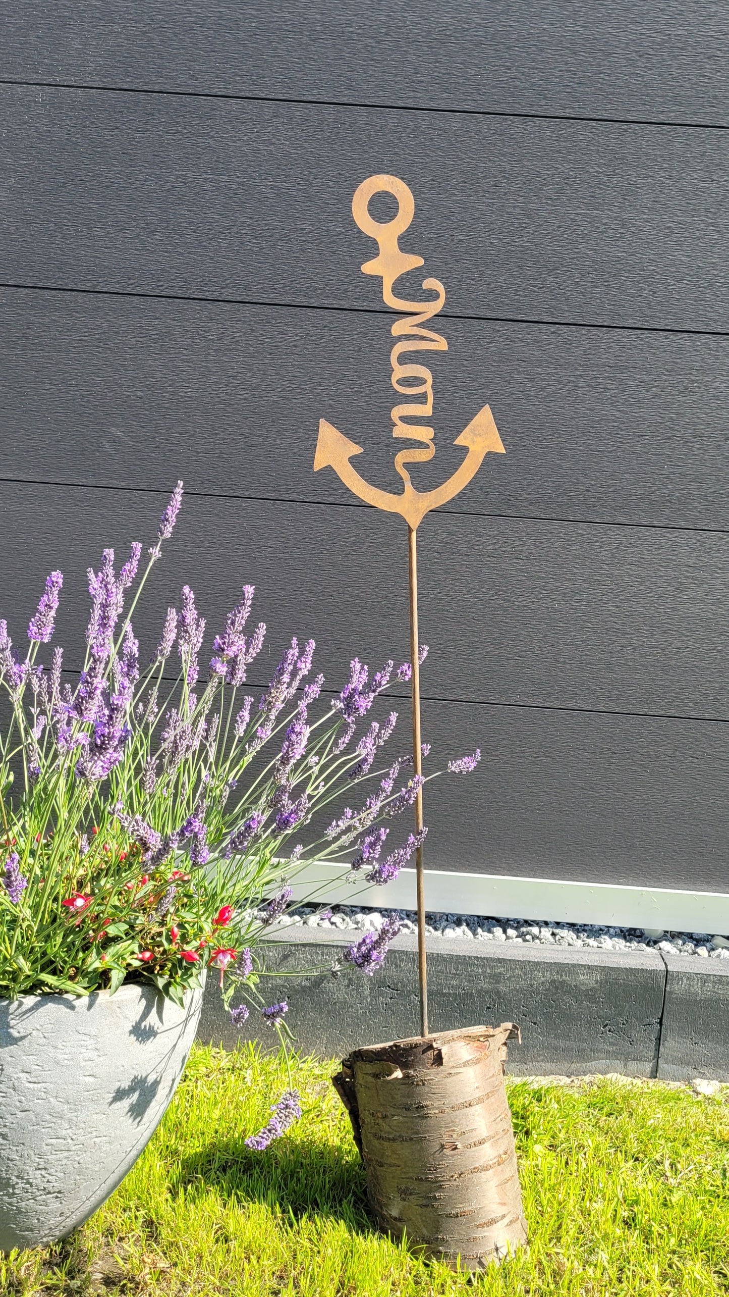Gartenstecker "MOIN Anker"