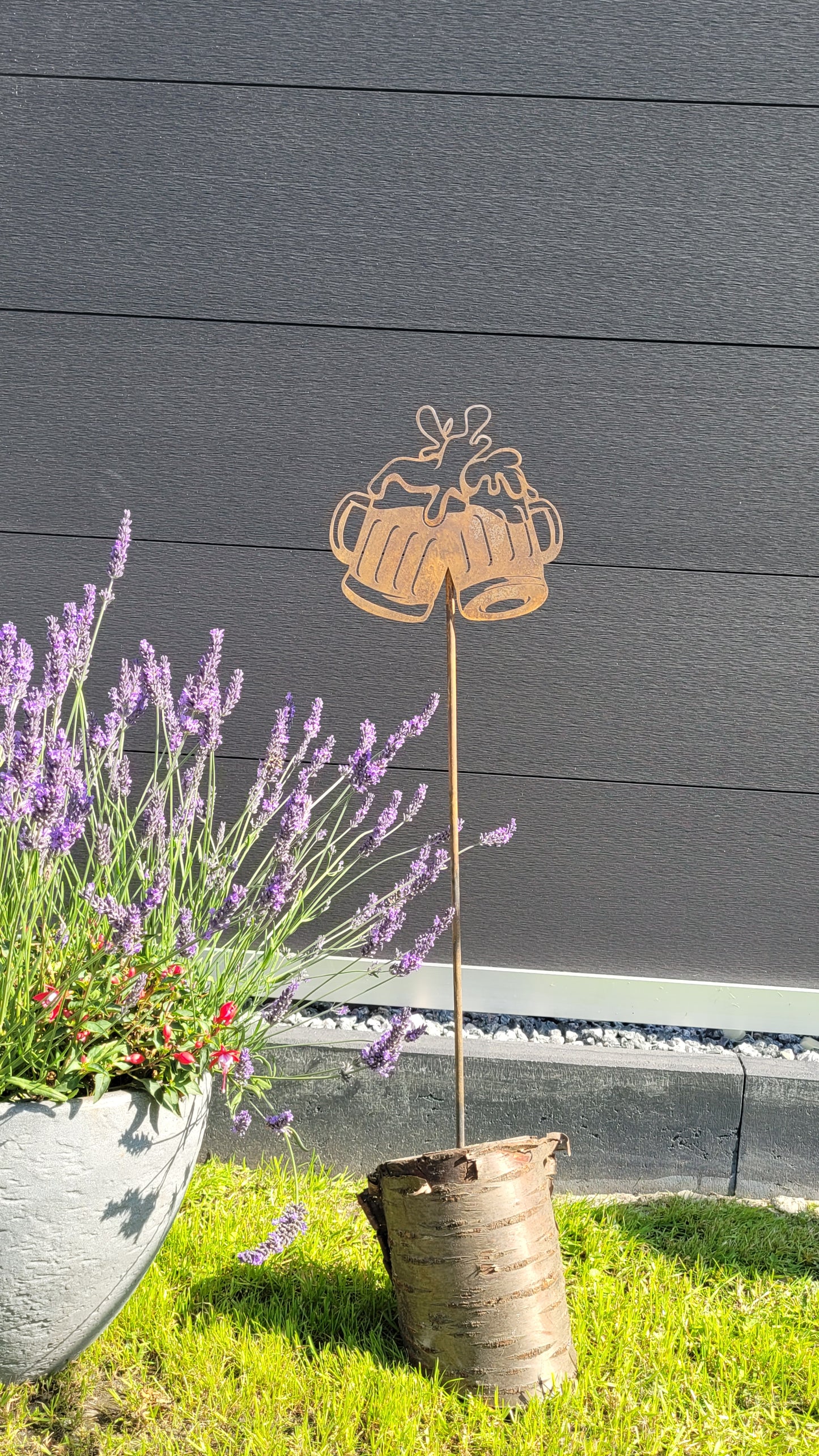 Gartenstecker "Bierkrüge"