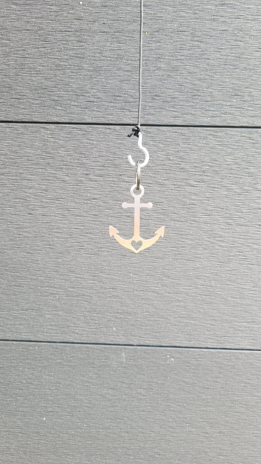Anhänger - "Anker Herz Unten"