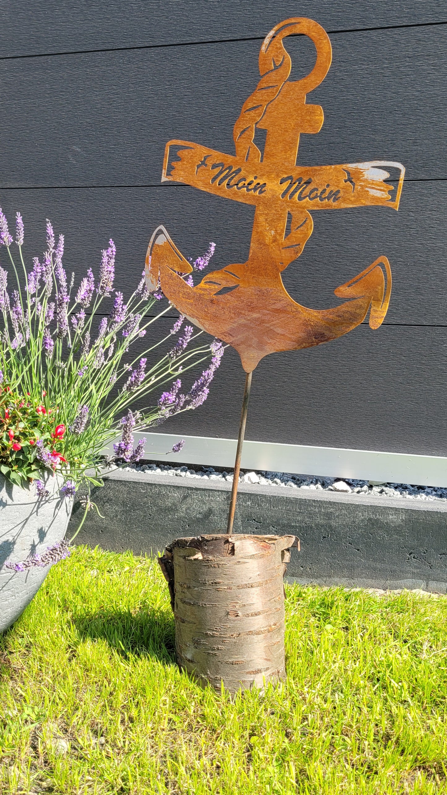 Gartenstecker "MOIN MOIN Anker"