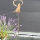 Gartenstecker "Herz mit Hund"