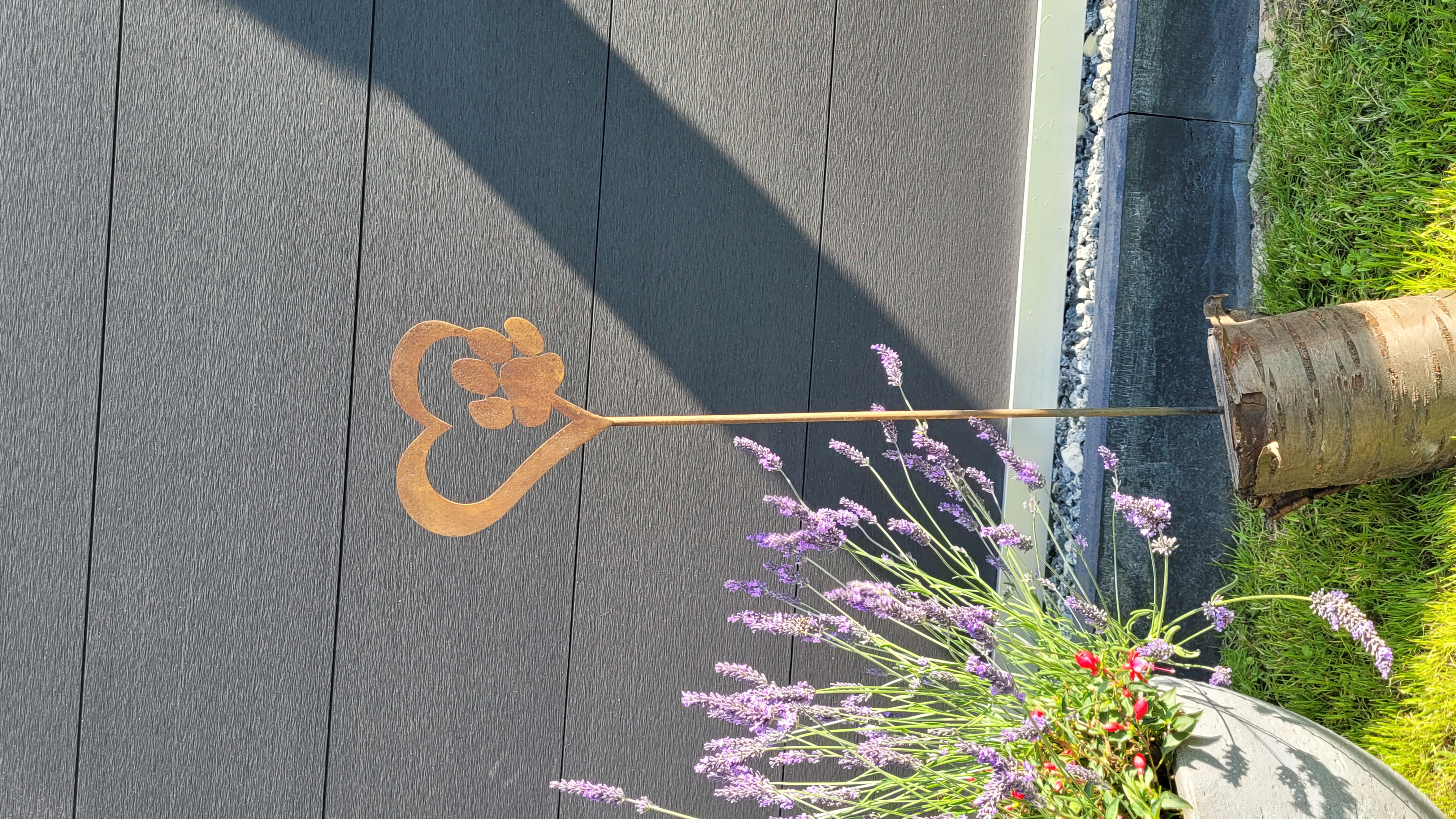 Gartenstecker „Hundepfote"