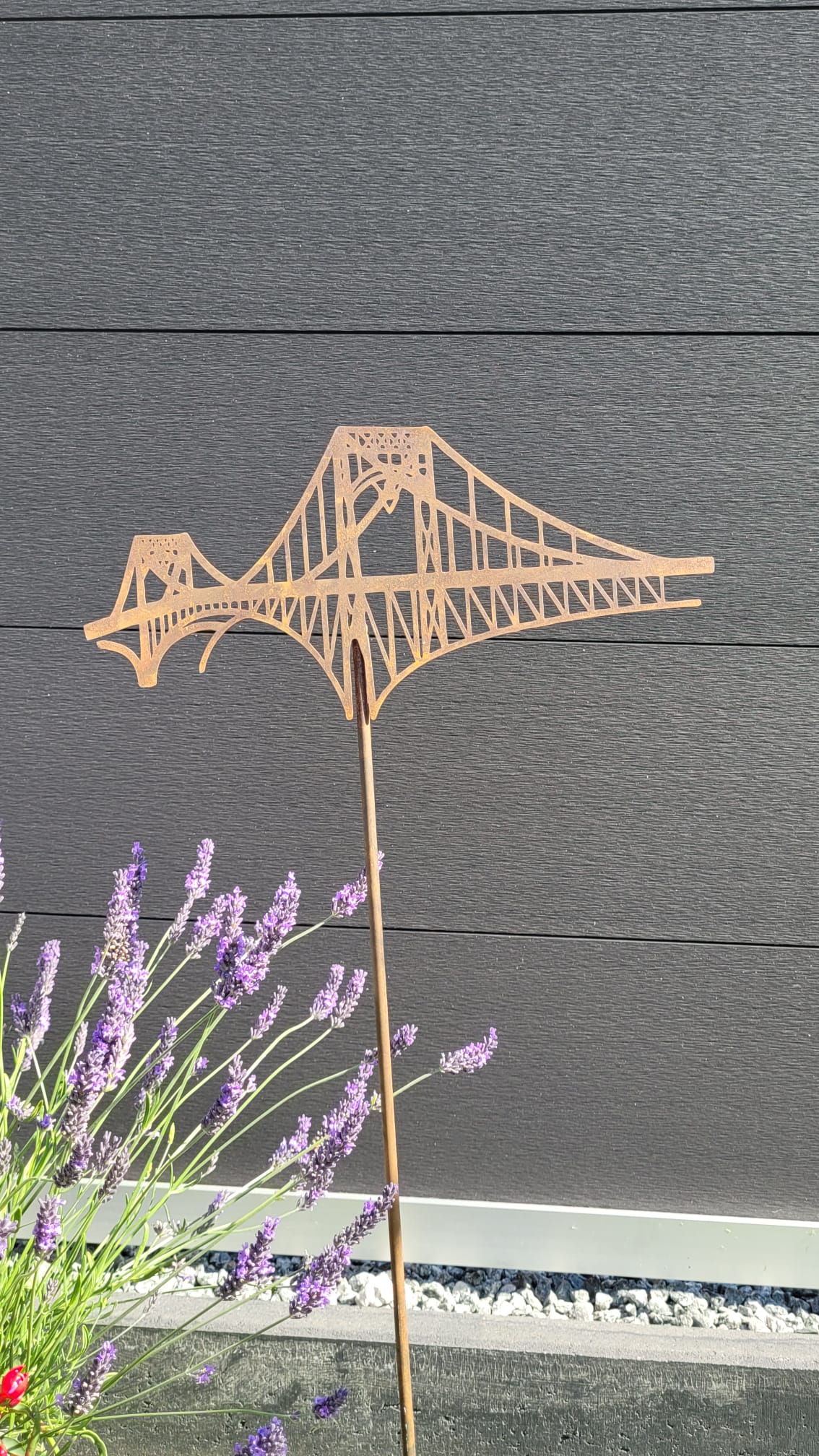 Gartenstecker „KW-Brücke"