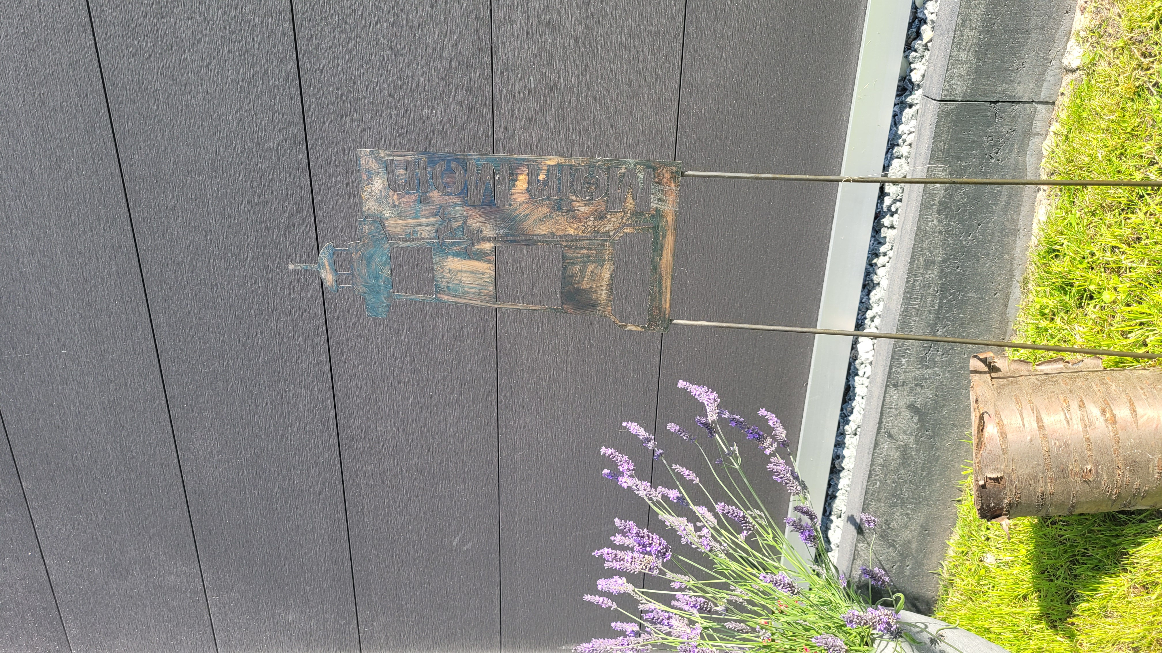 Gartenstecker „Moin Moin Leuchtturm"