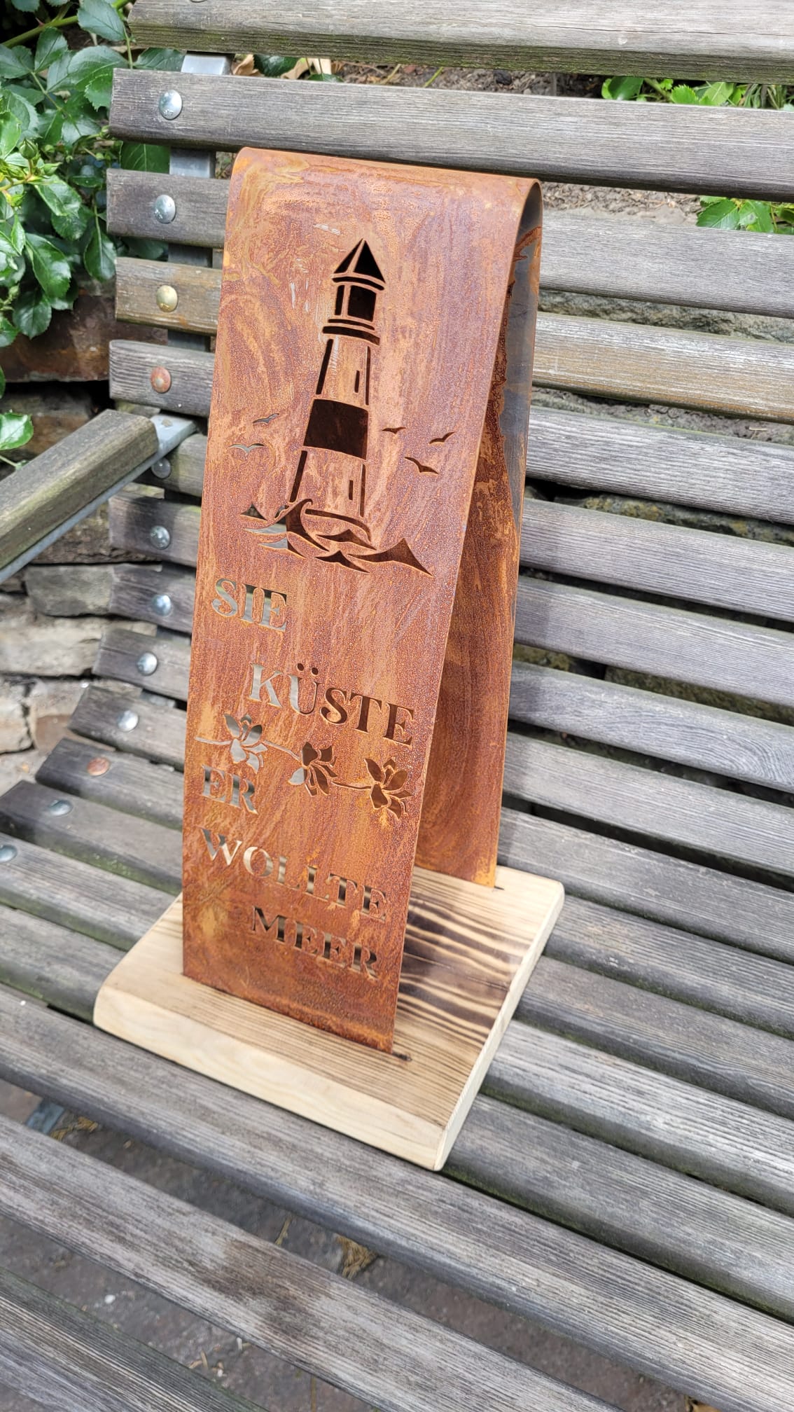 Windschott „Küste & Meer" Stahl