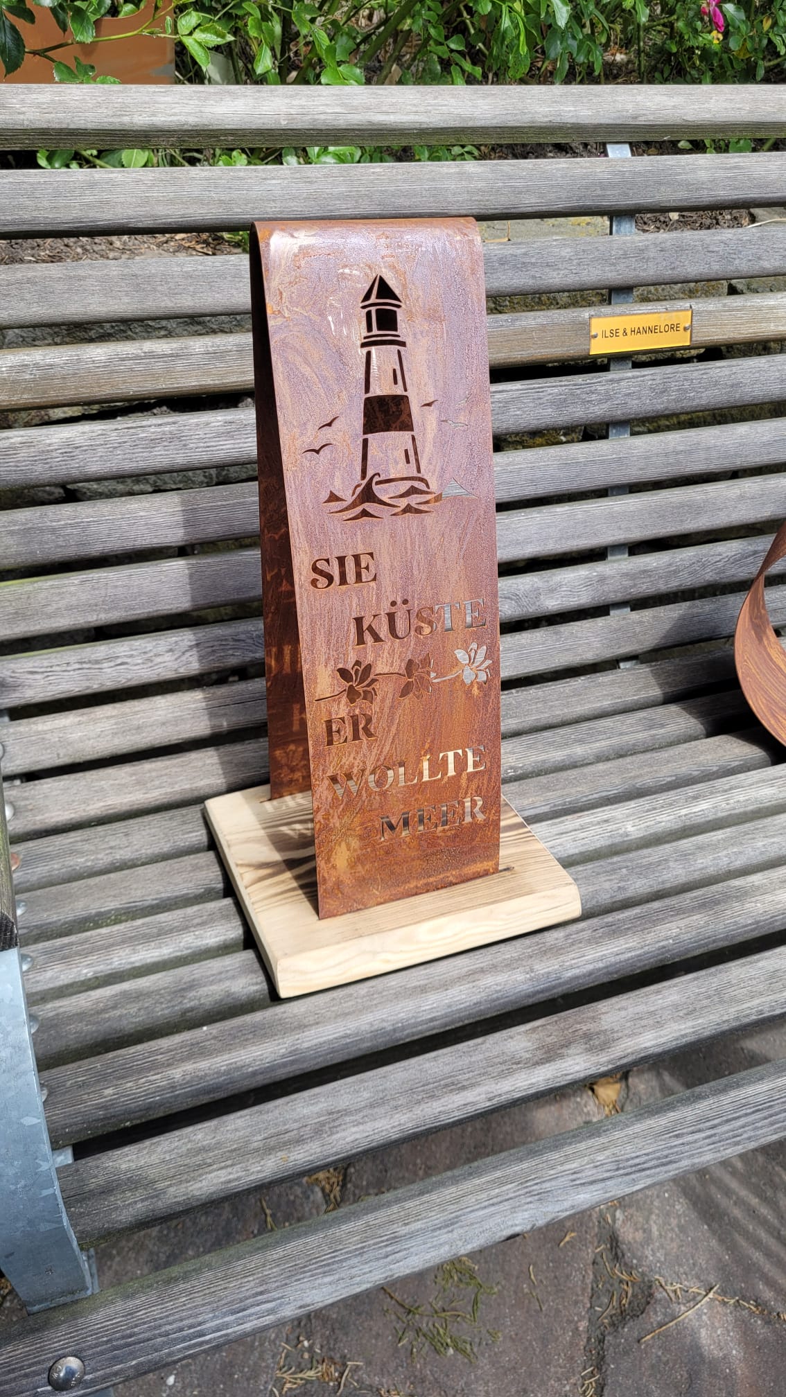 Windschott „Küste & Meer" Stahl
