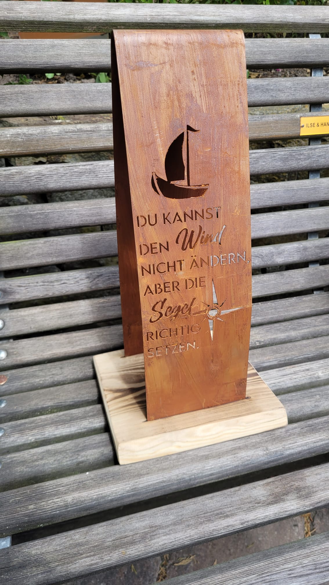 Windschott „Segel" Stahl
