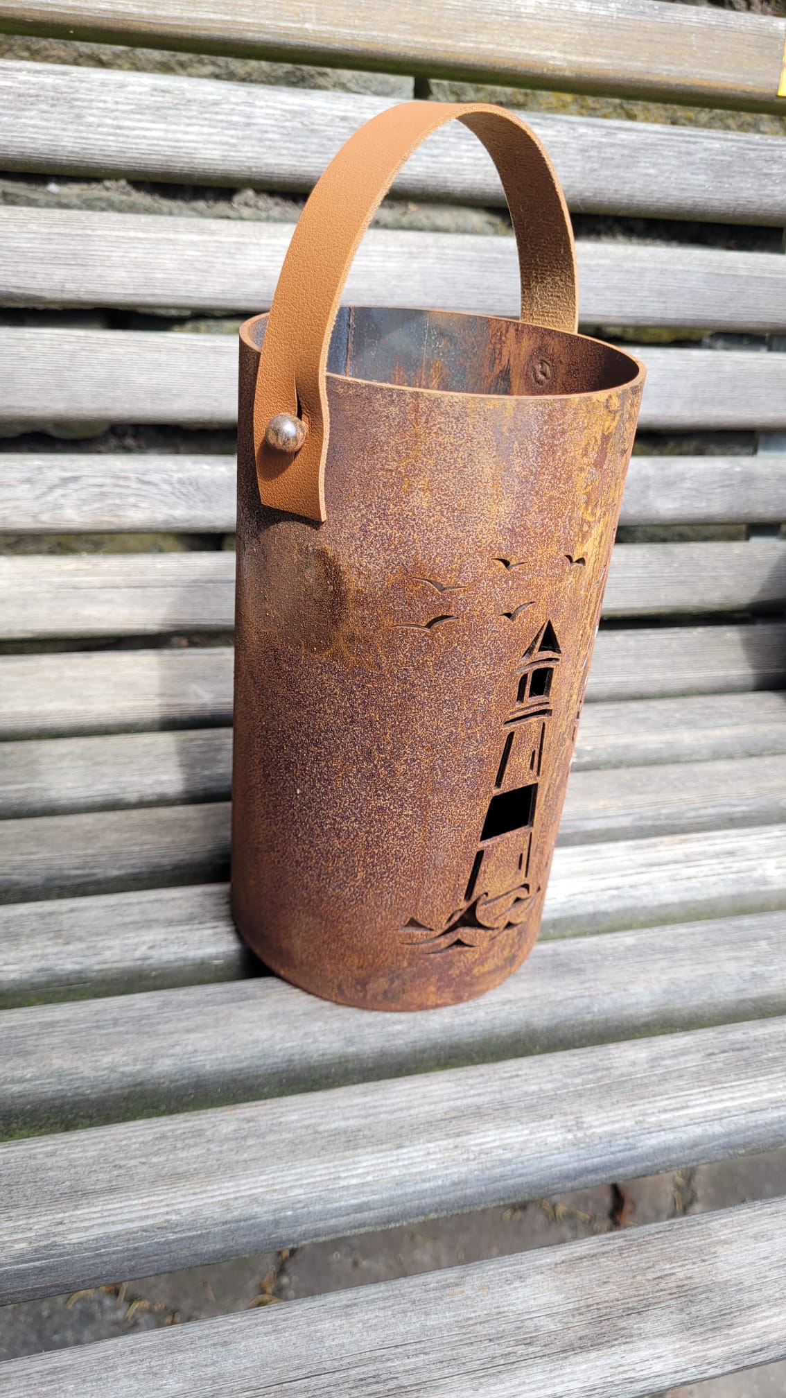 Laterne „Moin Leuchtturm"